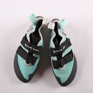 FIVE TEN Gambit women's US 8  Aqua rock Climbing Shoes